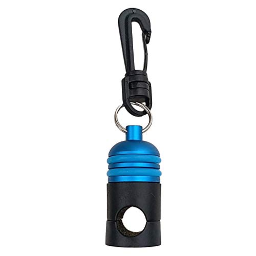 MOUNTAIN MEN Regulador del Buceo con escafandra de la Manguera Titular de la Segunda Etapa Pulpo de retención Clip Piscina Accesorios Deportes de Aventura Diver (Color : Blue)