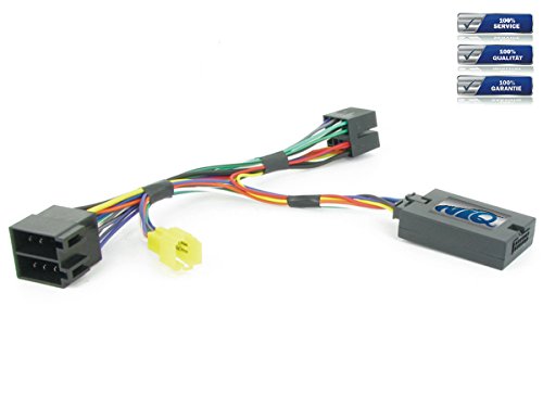 NIQ Adaptador de mando a distancia en el volante adecuado para radios de coche Sony compatible con Renault Twingo año de fabricación 2000 – 2006 NIQ Adaptador de mando a distancia en el volante adecuado para radios de coche Sony compatible con Renault Twingo año de fabricación 2000 – 2006