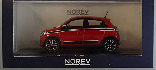 Norev NV517416 2014 Renault Twingo Sport Pack Modelo Fundido a presión, Color Rojo Llama, Escala 1:43