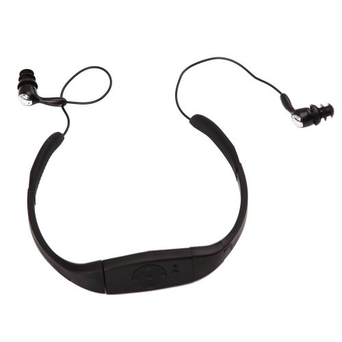 Omiu 2013 - Reproductor MP3 para deportes acuáticos (con radio FM, 4 GB, resistente al agua, con USB), color negro