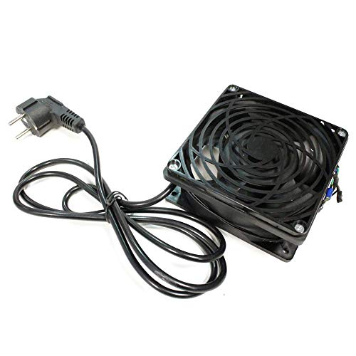 RackMatic - Ventilador de Techo para Armario Rack 19" de 120mm 220VAC con Rejilla y Cable de alimentación RackMatic - Ventilador de Techo para Armario Rack 19" de 120mm 220VAC con Rejilla y Cable de alimentación