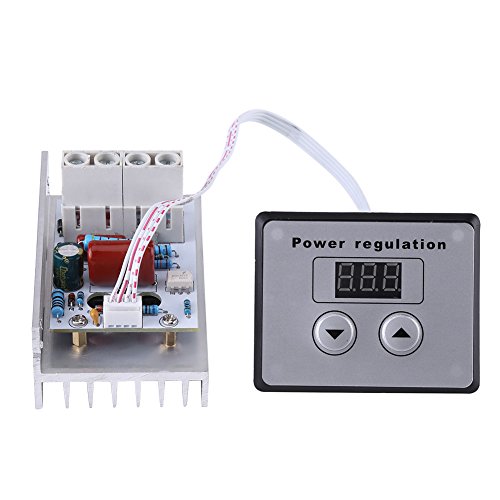 Regulador de velocidad 10000W SCR Regulador de voltaje digital Control de velocidad Regulador termostato AC 220V 80A