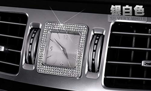 Reloj Anillo Accesorios 1pc Decoración Protección y apto for el Mercedes Benz Clase E W212 CLS W218 coche de control central reloj de tabla del diamante del ajuste de la cubierta de la etiqueta engoma