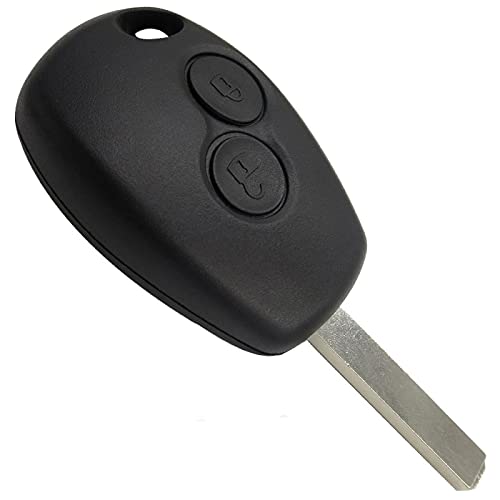 Remote Car Key Case For Renault Duster Modus Clio 3 Twingo Dacia Logan Sandero 2 Buttons Replacement Fob Shell Cover Black