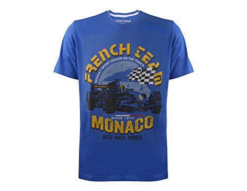 Renault – Camiseta para hombre – Grand Prix Mónaco F1 1977 – Azul – Talla M