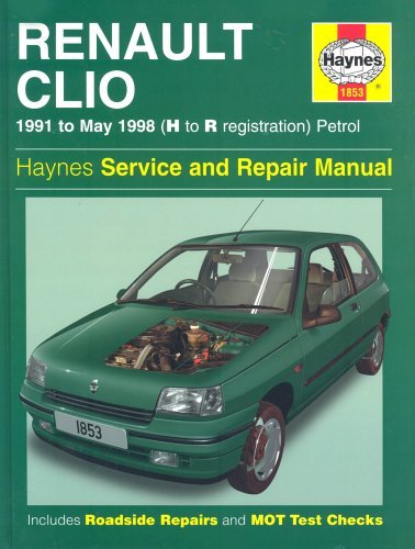 Renault Clio Petrol Service and Repair Manual ; 1991 to May 1998 (Haynes Service and Repair Manuals) by Matthew Minter (24-Apr-1995) Hardcover