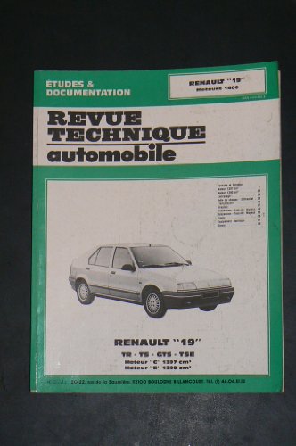 Rta 501.1 Renault 19 tr-ts-gts et tse (1989)