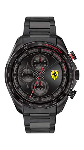 Scuderia Ferrari Reloj Analógico para Hombre de Cuarzo con Correa en Acero Inoxidable 0830654