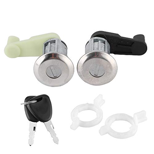 Un par de kits de cilindro de cerradura de puerta con llave 7701468981, adecuado para Renault Megan I Scenic Area I Clio Ii Thalia Un par de kits de cilindro de cerradura de puerta con llave 7701468981, adecuado para Renault Megan I Scenic Area I Clio Ii Thalia