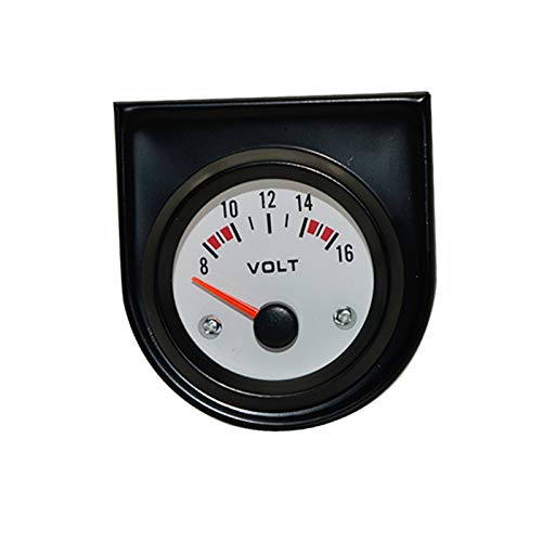 YJDLC Duradero 2"52 mm Forma de Agua Blanca Temperatura de Agua/Temperatura de Aceite/de Aceite Presione PSI/Prensa DE Aceite KG/VOLTO/Ammeter/Nivel de Combustible (sin Flotador) Medidor de aut