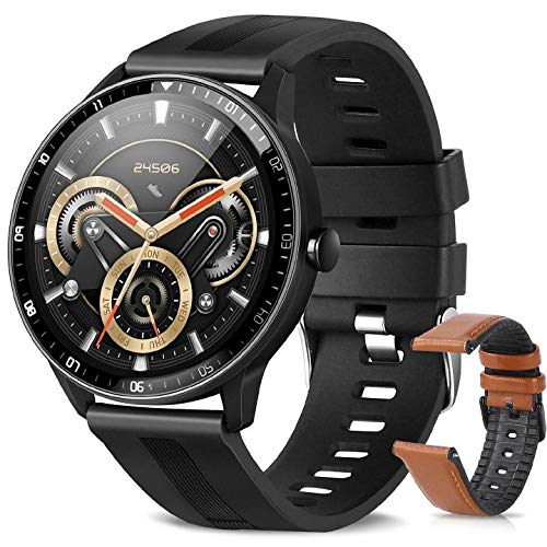 ZStarlite Smart Watch, Reloj Inteligente A Prueba de Agua IP67 para Hombres, 1.3 Pulgadas con Ritmo Cardíaco, Caloría, Sueño, GPS, Control de Musica, Pulsera de Actividad Inteligente con iOS Android