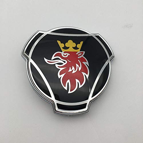 1 PC para Scania Griffin Badge Truck Logotipo personalizado 80mm ABS Car Grille Bonnet Emblem (black)