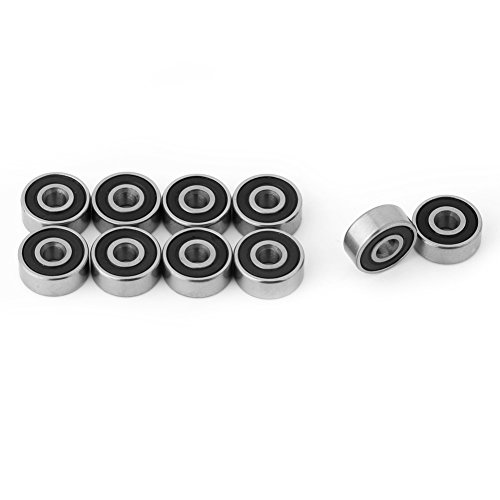 10pcs 623-2RS Mini rodamientos de Bolas de Acero Doble Goma sellada de Acero rodamientos rígidos de Bolas 3 * 10 * 4 mm 10pcs 623-2RS Mini rodamientos de Bolas de Acero Doble Goma sellada de Acero rodamientos rígidos de Bolas 3 * 10 * 4 mm