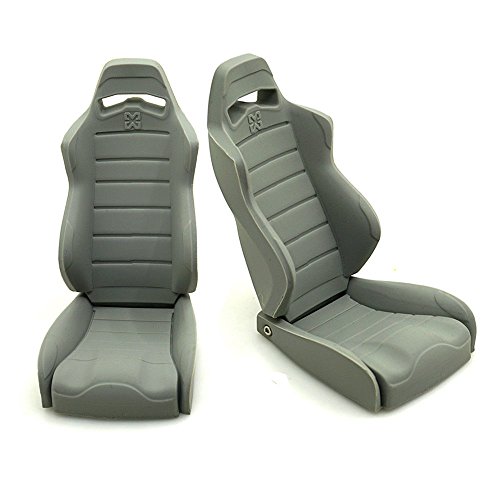 1/10 RC Car Accessories Rubber Simulation High Back Seat Chairs for 1/10 Axial Wraith 90018 RC Crawler Car Pack of 2
