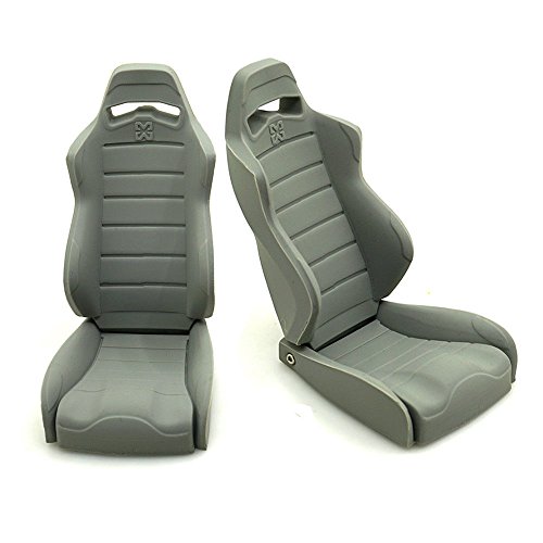1/10 RC Car Accessories Rubber Simulation High Back Seat Chairs for 1/10 Axial Wraith 90018 RC Crawler Car Pack of 2 1/10 RC Car Accessories Rubber Simulation High Back Seat Chairs for 1/10 Axial Wraith 90018 RC Crawler Car Pack of 2