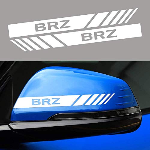 2 pegatinas de vinilo para cubierta de espejo retrovisor de coche, calcomanías de cuerpo para Subaru BRZ, impermeables, accesorios de estilo de coche