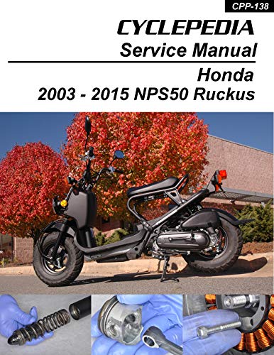 2003-2011 Honda NPS50 Ruckus Scooters Service Manual (English Edition)