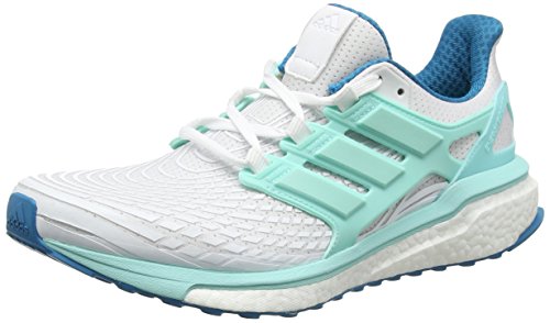 adidas Energy Boost W, Zapatillas de Running Mujer, Blanco (Ftwbla/Aquene/Petmis), 36 EU