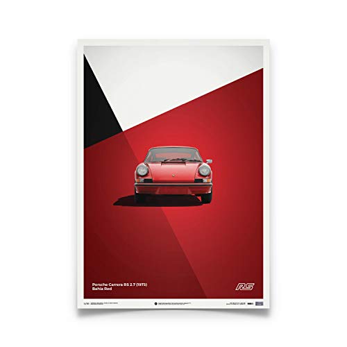Automobilist | Porsche 911 RS - Rojo - Limited cartel | Estándar Tamaño del cartel