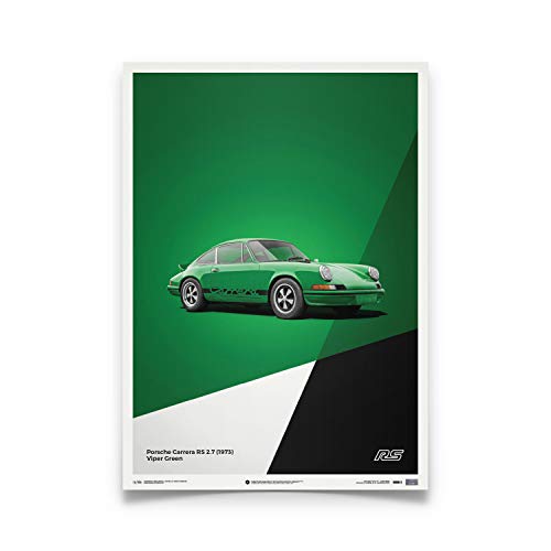 Automobilist | Porsche 911 RS - verde - cartel Limited | Estándar Tamaño del cartel