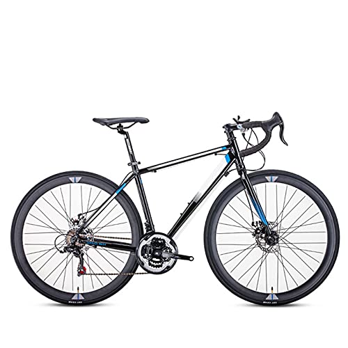 Bicicleta De Carretera, Marco Aleación Aluminio Ultraligero 21 Velocidades, Bicicleta Carreras para Hombres, Ruedas 700C, Freno Disco Doble con Cambio, Entusiastas del Ciclismo Bicicleta De Carretera, Marco Aleación Aluminio Ultraligero 21 Velocidades, Bicicleta Carreras para Hombres, Ruedas 700C, Freno Disco Doble con Cambio, Entusiastas del Ciclismo