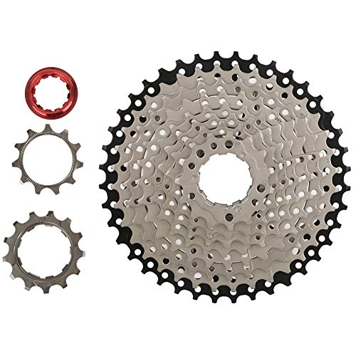 Bicicleta de Rueda Libre Cassette de Bicicleta 10 Velocidad 11-40 Cassette Peso Ligero Ajuste para Bicicleta de montaña Bicicleta de Carretera MTB