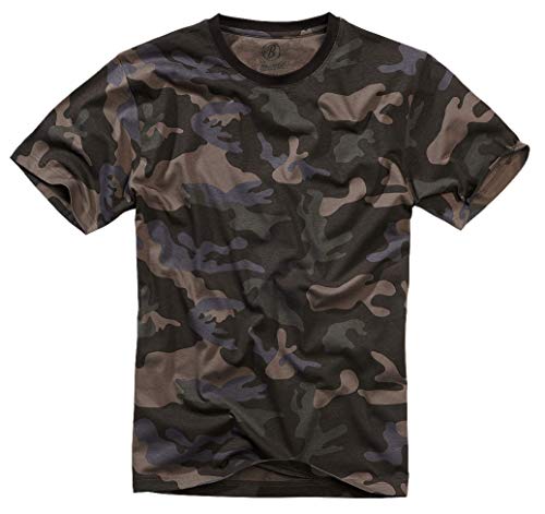 Brandit Camiseta, Muchos (Tarn Colores, Tallas S hasta 7XL - Camuflaje Oscuro, M