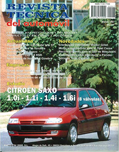 Documentación técnica RTA 47 CITROEN SAXO (1996 -1999) - Diesel