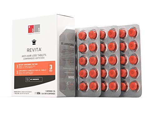 DS Laboratories Revita tablets tratamiento anticaída para hombre y mujer. 3 meses de tratamiento. 90 tabletas