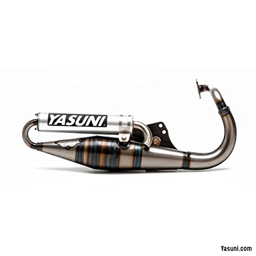 Escape Yasuni para Scooter Z de Auspuff, aluminio, Peugeot Elystar 50, tipo:G1A