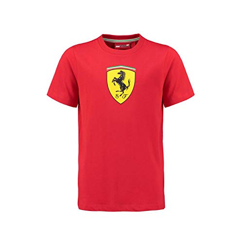 Ferrari Scuderia Kids Classic T-Shirt - Rojo - 2018 (7-8 años)