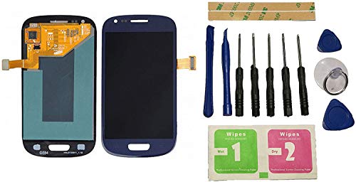 Flügel para Samsung Galaxy S3 Mini i8190 i8200 Pantalla LCD pantalla Azul Táctil digitalizador Asamblea Pantalla ( sin marco ) de Recambio & Herramientas