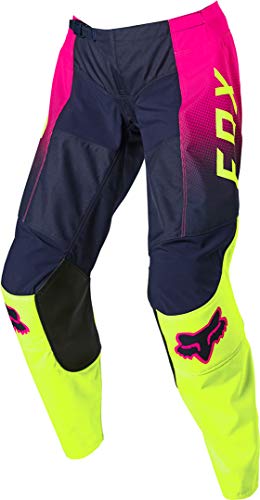 FOX 180 Voke - Pantalones de motocross para niña, color amarillo 22