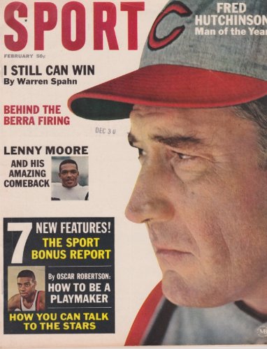Fred Hutchinson (deporte revista) (febrero de 1965) (Lenny Moore) (Oscar Robertson) (Warren Spahn)