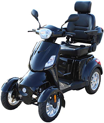 Galoxscooter – Scooter eléctrico de 4 ruedas para personas mayores y discapacitadas – Inscrito al Ministerio de Sanidad – Full Optional – Alta calidad – Asistencia en Italia