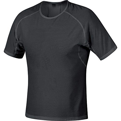 GORE Wear Camiseta interior transpirable de hombre, XL, Negro, 100018