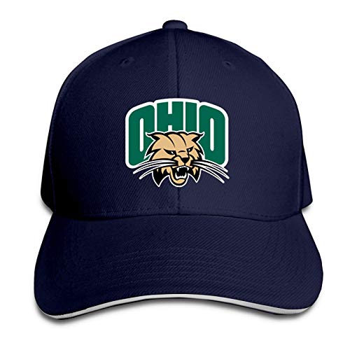 Gorra De Béisbol Retro Clásica Unisex,Ohio University Football Bobcat Sombrero De Vaquero Ajustable para Adulto