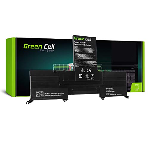 Green Cell® AP11D3F Batería para Acer Aspire S3 S3-371 S3-391 S3-951 Ordenador (3300mAh 11.1V Negro)