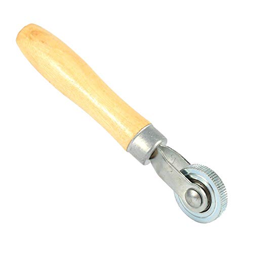 Herramienta de reparación de neumáticos de parche, kit de herramientas de rodamiento de rodillos de neumático de parche de punción de puntada de tubo de reparación de mango de madera Herramienta de reparación de neumáticos de parche, kit de herramientas de rodamiento de rodillos de neumático de parche de punción de puntada de tubo de reparación de mango de madera