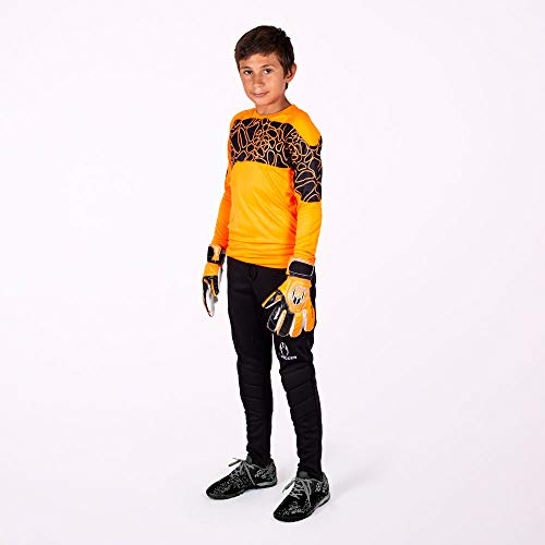 HO Soccer Kid Keeper Set Furious Orange Conjuntos De Portero, Unisex niños, Naranja, 12