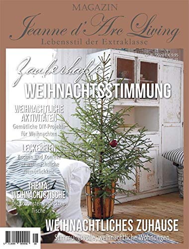 Jeanne d'Arc Living Magazin de diciembre, revista mágica de espíritu navideño, entrega puntual al 15.11.2020