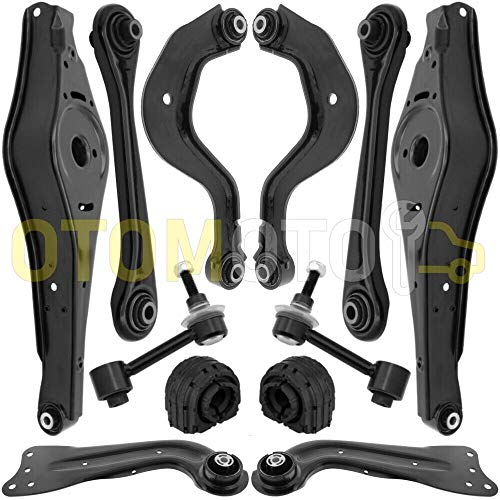 Kit brazo de suspensión posteriore compatible con SEAT ALTEA 5P LEON 1P TOLEDO 3 compuesto por 12 autopartes Kit brazo de suspensión posteriore compatible con SEAT ALTEA 5P LEON 1P TOLEDO 3 compuesto por 12 autopartes