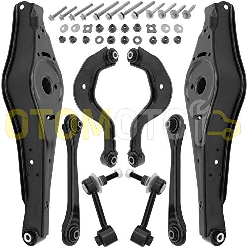 Kit brazo de suspensión posteriore compatible con SEAT ALTEA 5P LEON 1P TOLEDO 3 compuesto por 9 autopartes