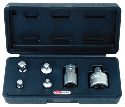 KS Tools 911.0106 - Juego de adaptadores (1/4", 3/8" y 1/2", 6 unidades)