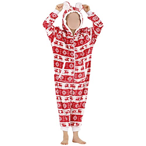 lem Mono infantil Mono pijama Estampado de ciervo Traje navideño La ropa térmica se puede usar para muchas ocasiones