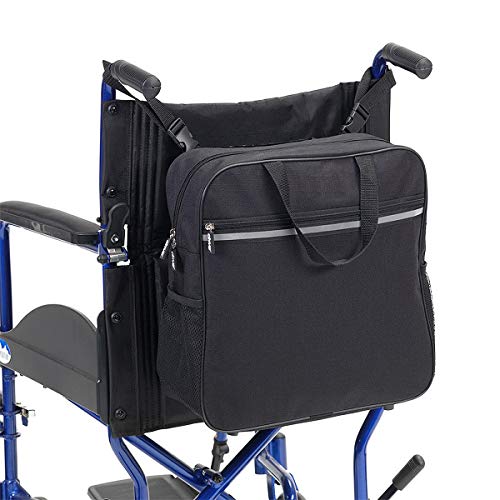 LFANH Bolsa de accesorios para silla de ruedas, bolsa para silla de ruedas, bolsa de viaje para la mayoría de caminantes, scooter, sillas de ruedas eléctricas, personas mayores