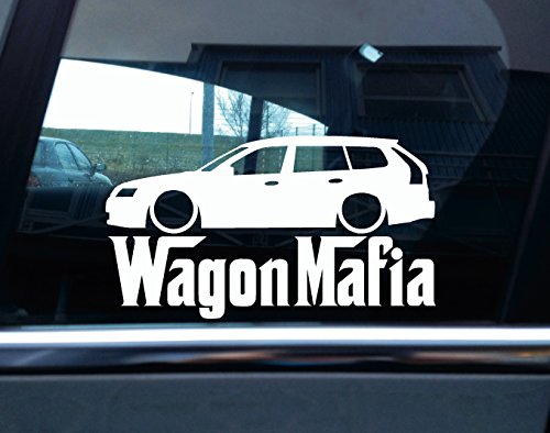 Lowered Wagon Mafia Pegatina para coche – basado en el SAAB 9 – 3 Estate