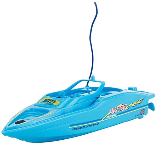 Nixi888 Mando a distancia para niños, barco, modelo de navegación, juguete de control remoto en barco, actividades al aire libre, verano, piscina, agua Speed Boat individual para competición infantil