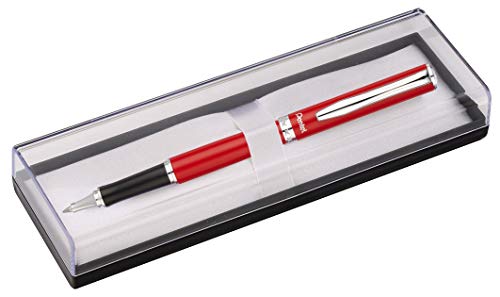 Pentel Sterling – Bolígrafo de tinta gel no retráctil, color rojo