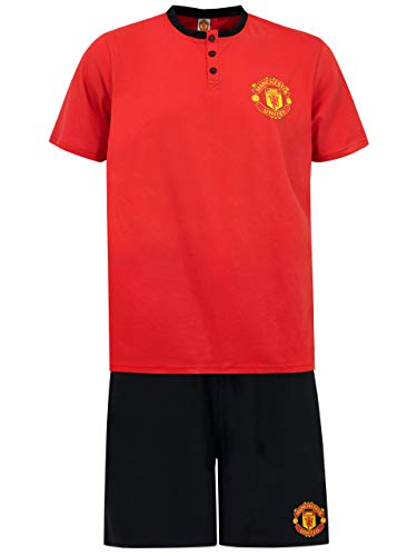 Premier League Pijama para Hombre Manchester United Rojo Size Small